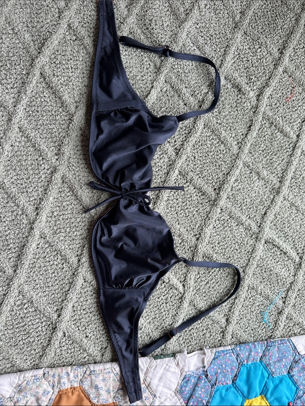 Maidenform Navy Blue Bikini Top